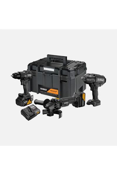 Dewalt DCK3222MP2T-Qw Mclaren Üçlü Set + 2X5Ah Akü Set (Matkap + Taşlama + So...