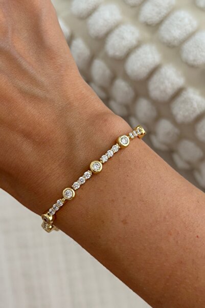Lavian Accessories Premium Nancy Zirkon Taş Detaylı Bileklik