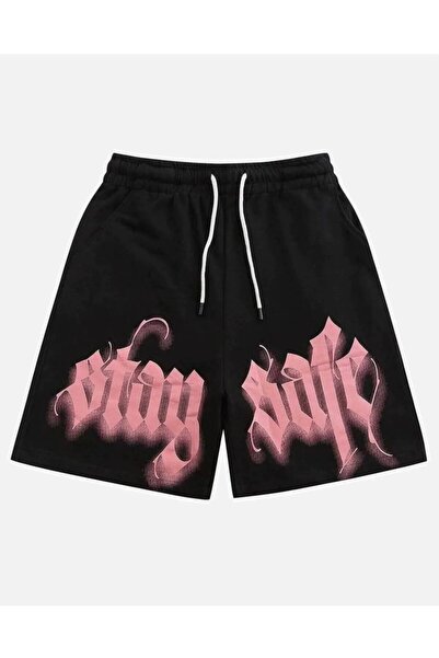 JANTIL MODA شورت للجنسين بتصميم خاص من Stay Safe بقصة مريحة - موسم الصيف 🛹 🔥 ✨