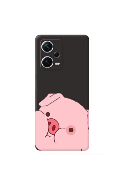 Other Xiaomi Poco X5 Piggy 2 Black Colored Silicone TPU Θήκη