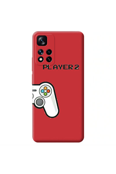 Other Xiaomi Redmi Note 11 Pro 5G Player 2 Red Colored Silicone TPU Θήκη
