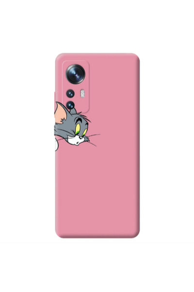 Other Xiaomi Mi 12 Tom 1 Pink Colored Silicone TPU Θήκη