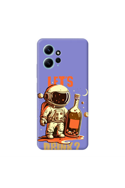 Other Xiaomi Redmi Note 12 4G Lets drink Purple Colored Silicone TPU Θήκη