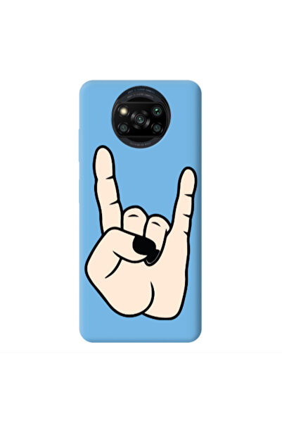 Other Xiaomi Poco X3 /X3 Pro Rock Blue Colored Silicone TPU Θήκη
