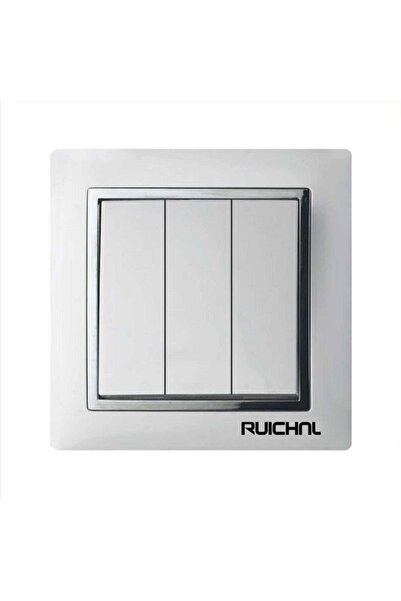 Tradesor Διακόπτης τοίχου χωνευτός - Τριπλός - RC3627 - 674933