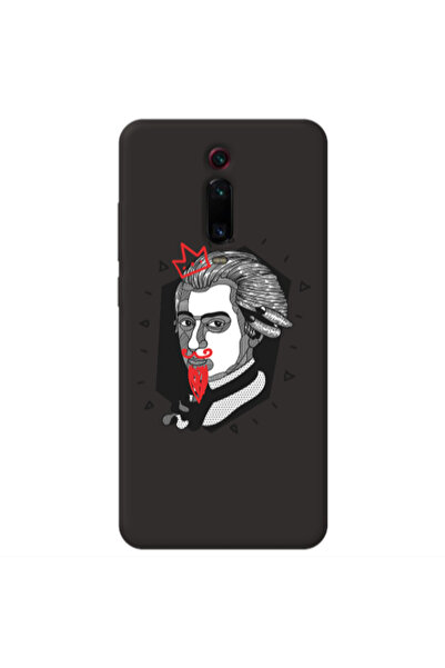 Other Xiaomi Mi 9T Pro Bearded Black Colored Silicone TPU Θήκη