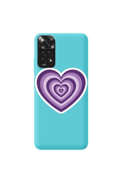 Other Xiaomi Redmi Note 11 4G My Heart Is Yours 2 Turquoise Colored Silicone ...