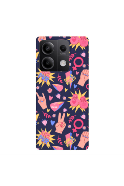 Other Xiaomi Redmi Note 13Pro 5G Grl Pwr 2 Dark blue Colored Silicone TPU Θήκη