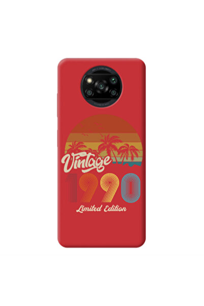 Other Xiaomi Poco X3 /X3 Pro Vintage Red Colored Silicone TPU Θήκη