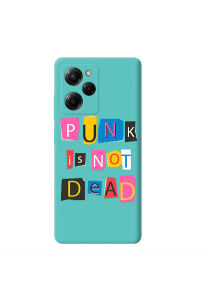 Other Xiaomi Poco X5 Pro Punk is not Dead Turquoise Colored Silicone TPU Θήκη