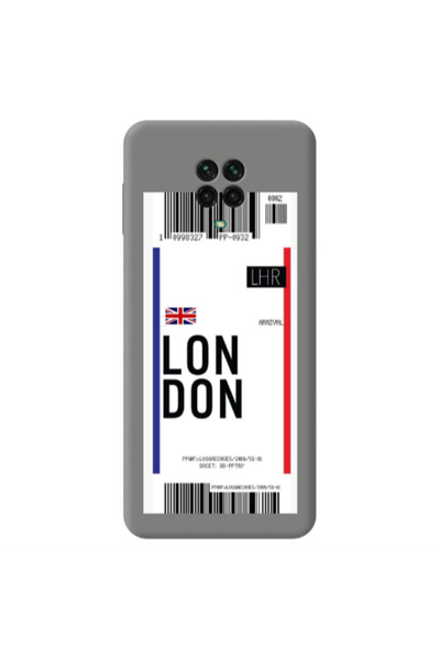 Other Xiaomi Redmi Note 9 Pro London Arrival Grey Colored Silicone TPU Θήκη