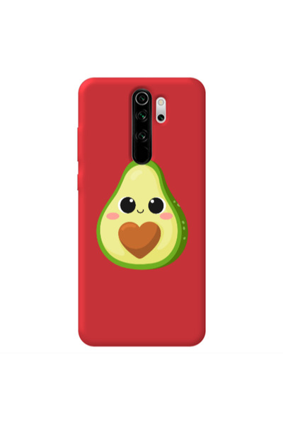 Other Xiaomi Redmi Note 8 Pro Baby avocado Red Colored Silicone TPU Θήκη