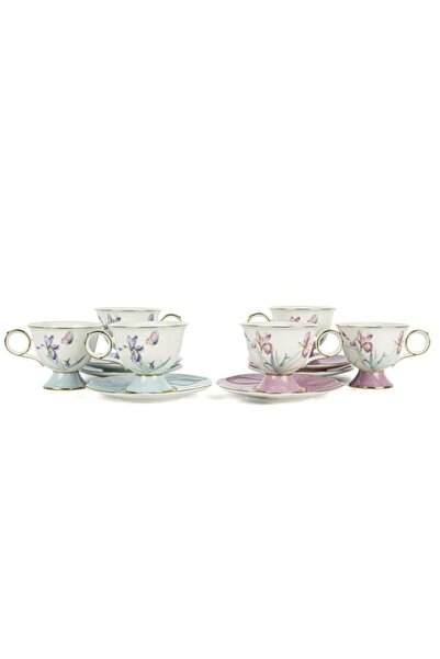 Mikasa Moor Lilyum 6lı Kahve Fincanı Seti Çiçekli 90 ml