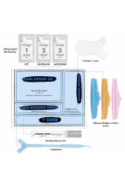 Lashes Design by Nathalie Kit Laminare Gene Profesional Lash Lift – 30+ Utili...