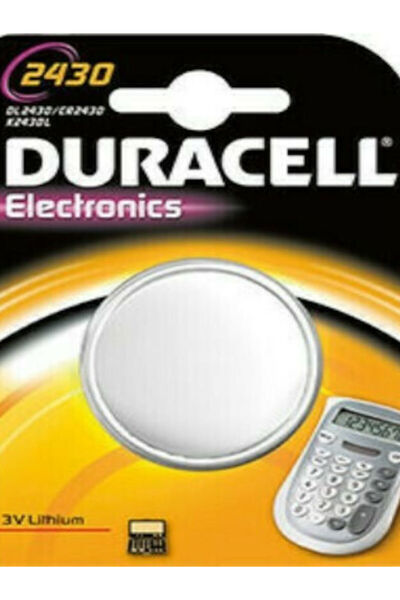 Duracell Ηλεκτρονική Μπαταρία Λιθίου Ρολογιού CR2430 3V 1 τεμάχιο