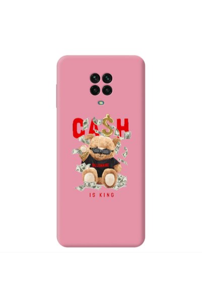 Other Xiaomi Redmi Note 9 Pro Cash is king Pink Colored Silicone TPU Θήκη