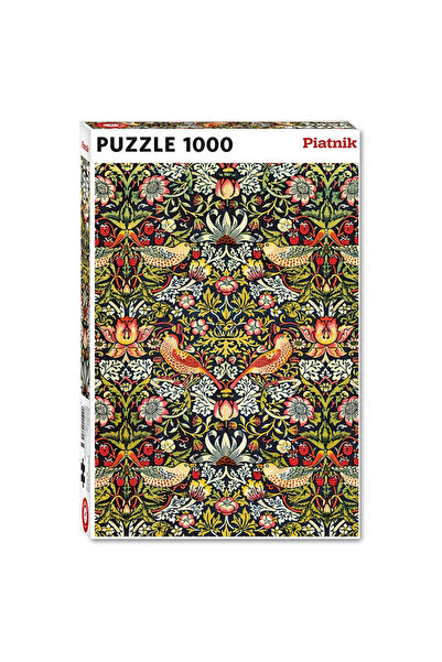 Piatnik Puzzle Piatnik, William Morris - „The Strawberry Thief”, 1000 Piese, ...