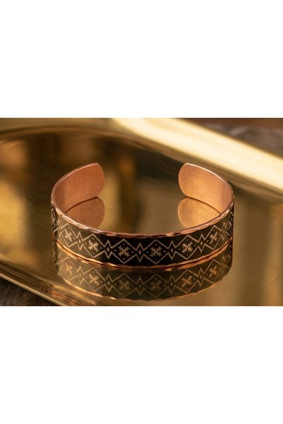Erol Bakır New Series 2090 Bijouterie Bracelet 100% Handmade Copper