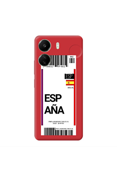 Other Xiaomi Redmi 13C Espana Arrival Red Colored Silicone TPU Θήκη