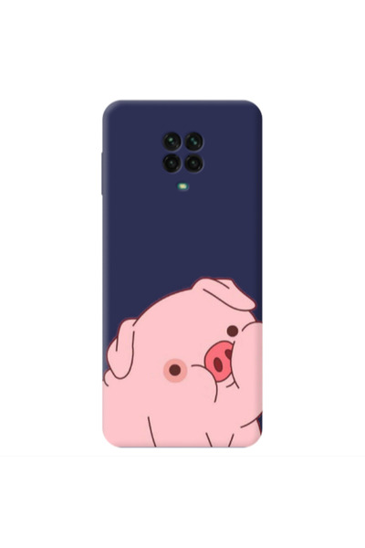 Other Xiaomi Redmi Note 9 Pro Piggy 1 Dark blue Colored Silicone TPU Θήκη