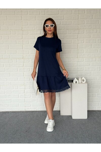 Goncalya Lace Skirt Modal Dress Laci