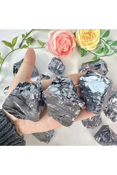 Choice1 0.11lb(about 50g) Natural Raw Terahertz Stone Irregular Quartz Crysta...