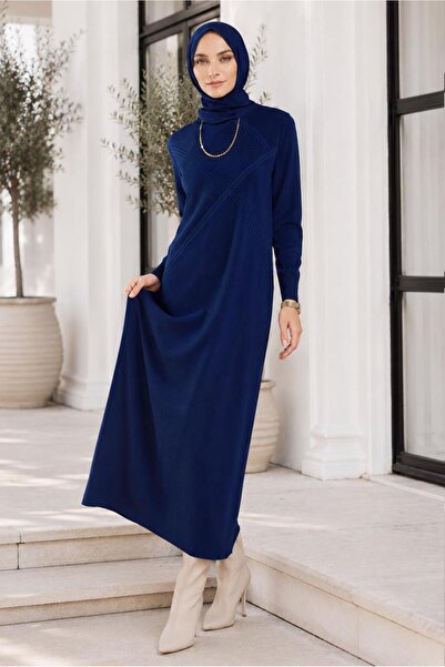 Alvina Bicycle Collar Knitwear Dress 44909