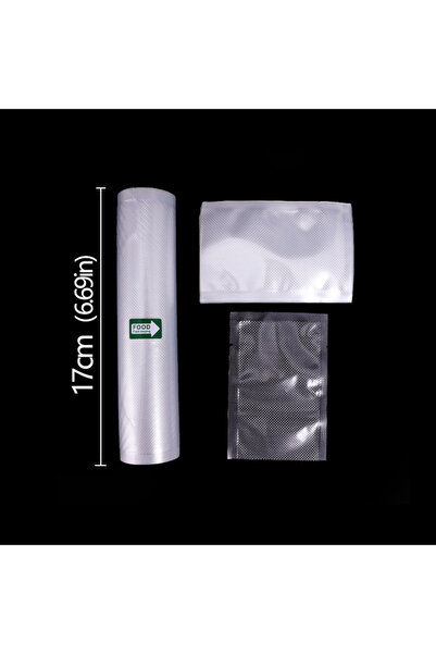 Choice5 1pack 17X500cm 500cm/Roll Kitchen Vacuum Sealer Bags Reusable Roll Fr...
