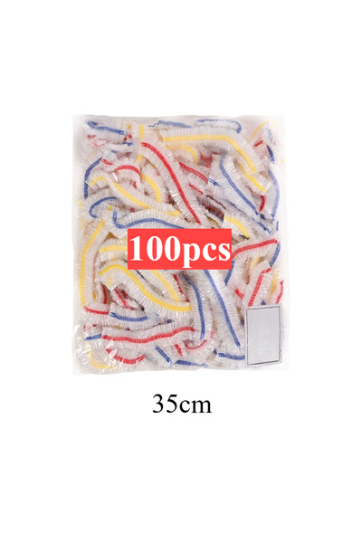 choice2 35cm-100pcs 100Pcs Colorful Disposable Food Cover Lid Elastic Wrap Fr...