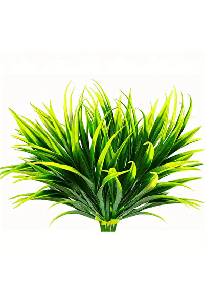 Choice11 Grass green 4pcs 1/4 pieces, UV resistant outdoor artificial plants ...