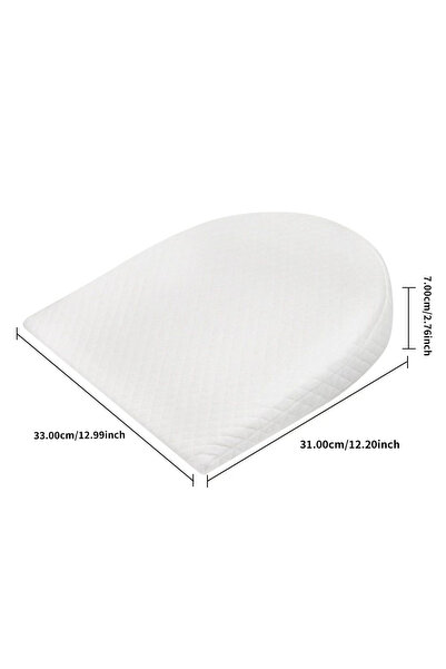 Choice1 White semicircle Baby Comfortable Slope Pillow Anti Refulx Anti Spit ...