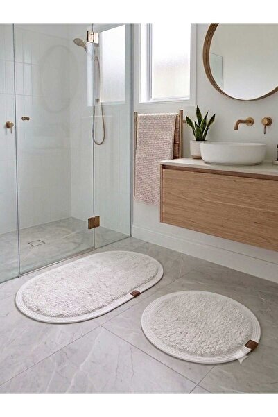 MIRAEDN HOME Modern New Generation Bath Mat Toilet Set Premium Wicker Detaile...