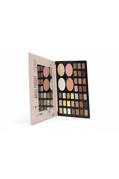 MISS FRIDAY Multi Color Makeup Palette Box Packaging Eye Shadow Blush Highlig...