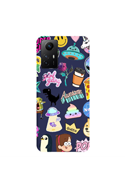 Other Xiaomi Redmi Note 12s Cartoon queen Dark blue Colored Silicone TPU Θήκη