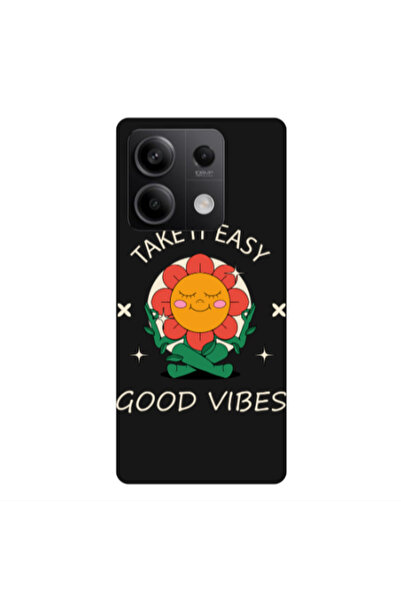 Other Xiaomi Redmi Note 13Pro 5G Take It Easy Black Colored Silicone TPU Θήκη