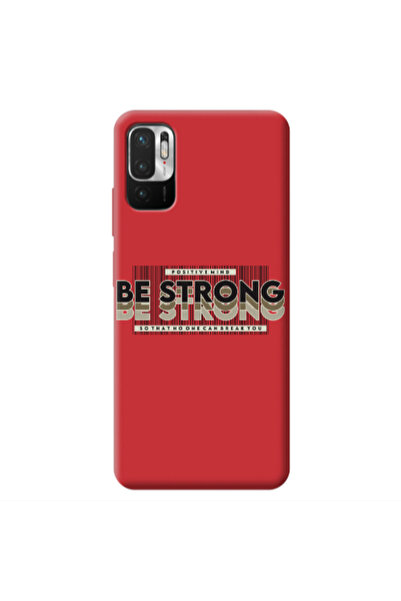 Other Xiaomi Redmi Note 10 Pro 5G Positivemind Red Colored Silicone TPU Θήκη