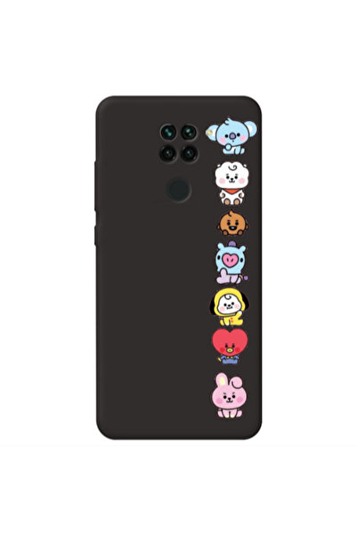 Other Xiaomi Redmi Note 9 Lovely animals Black Colored Silicone TPU Θήκη