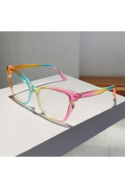 Choice4 multi-color transparent lenses KAMMPT Women Vintage Glasses Stylish N...