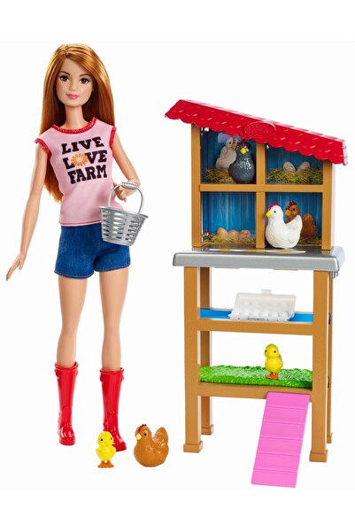 Barbie CARIERE SET MOBILIER CU PAPUSA LA FERMA