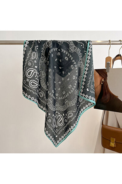 Choice1 YG-3 Spring/Summer 70cm Cashew Print Square Scarf Women’s Breathable ...