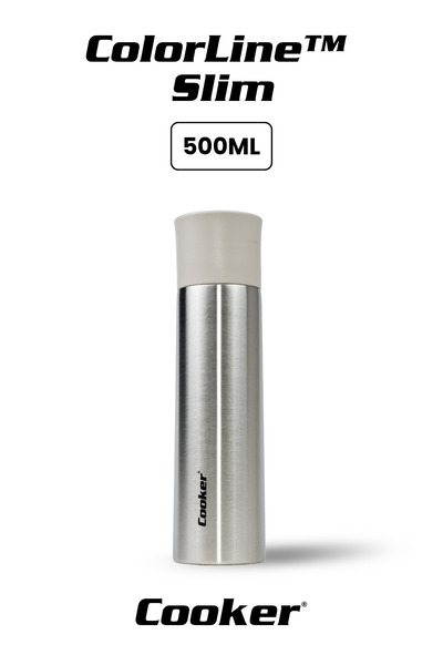 Cooker ColorLine Slim 500 ml Paslanmaz Çelik Termos CKR057