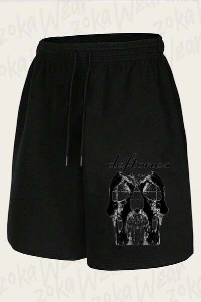 ZOKAWEAR Unisex Deftones V17 Design Printed Shorts
