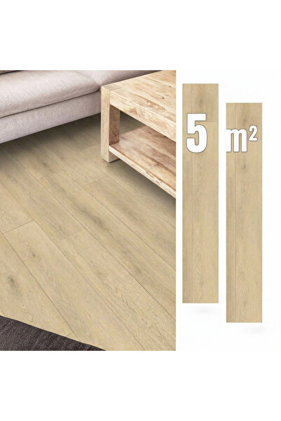 OEM Pardoseală Vinilică Autoadezivă 5 m² MARO DESCHIS Plăci PARCHET Impermeabilă