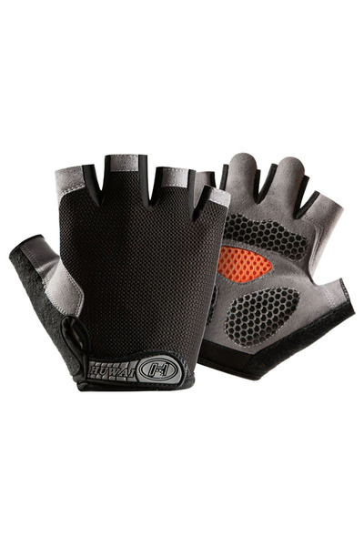 Choice26 L Upgrade Black Men's Breathable Anti-slip Cycling Bicycle Gloves Ha...