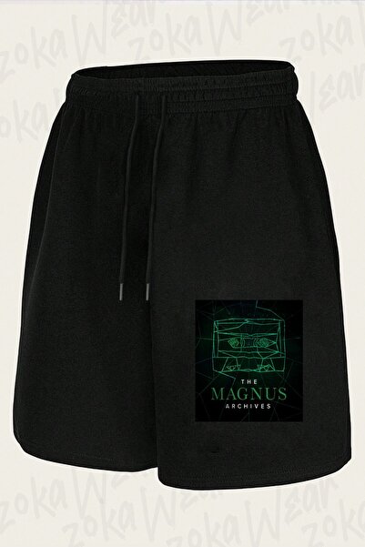 ZOKAWEAR Unisex Σορτς με τυπωμένο λογότυπο The Magnus Archives