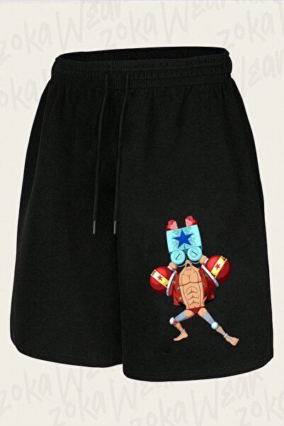 ZOKAWEAR Unisex One Piece Franky Design Printed Shorts