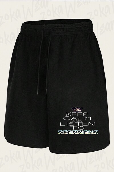 ZOKAWEAR Unisex σορτς με στάμπα Scorpions v14