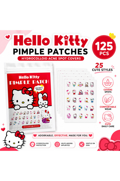 Choice 125PCS 125PCS Hello Kitty Cute Face Stickers, Hydrocolloid Pimple Patc...