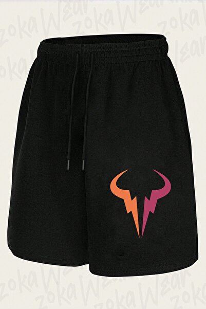 ZOKAWEAR Unisex Nadal Tennis Design Printed Shorts