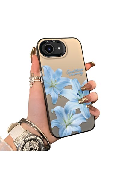 Hontinga iPhone 17E Compatible Silicone Edge Hard Back Case Couple Phone Case...